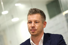 Líder mimoparlamentnej strany TISZA Péter Magyar. FOTO: Reuters