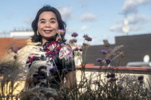 Vietnamská spisovateľka Nguyễn Phan Quế Mai pre týždenník Téma.
FOTO: Mafra/anna Boháčová