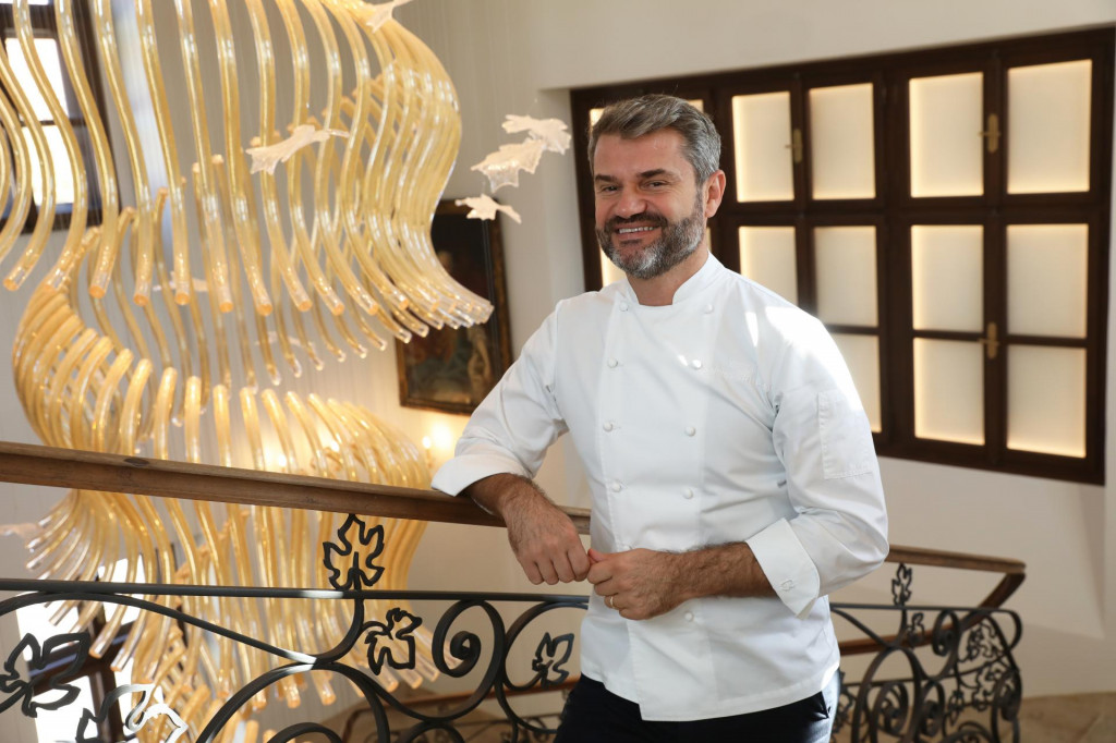 Enrico Bertolini - 13-hviezdičkový michelinský kuchár z Talianska FOTO: Peter Mayer