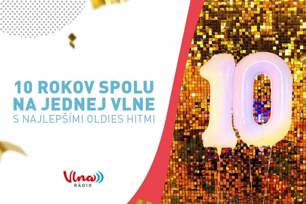 Rádio Vlna oslavuje 10. rokov