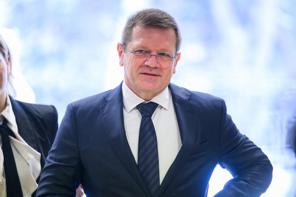 Na snímke podpredseda vlády SR pre Plán obnovy a odolnosti a využívanie eurofondov Peter Kmec (Hlas). FOTO: TASR/Jaroslav Novák