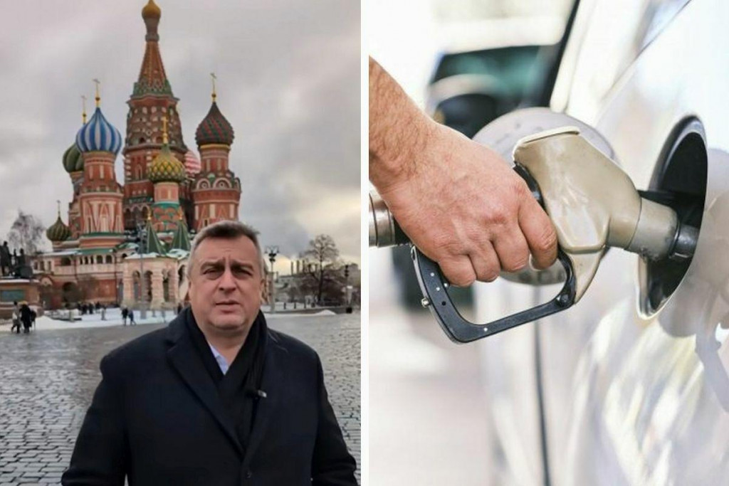 Andrej Danko si všimol nízke ceny na čerpacích staniciach v Rusku. FOTO: Koláž HN