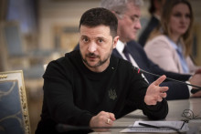 Ukrajinský prezident Volodymyr Zelenskyj. FOTO: TASR/AP