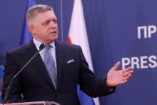 Premiér Robert Fico. FOTO: Reuters