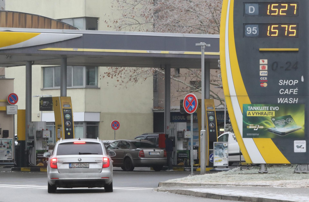 Čerpacia stanica Slovnaft. FOTO: Peter Mayer/Mafra