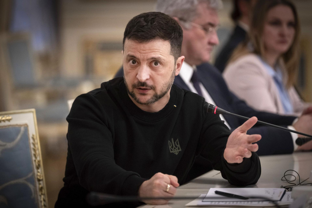 Ukrajinský prezident Volodymyr Zelenskyj. FOTO: TASR/AP
