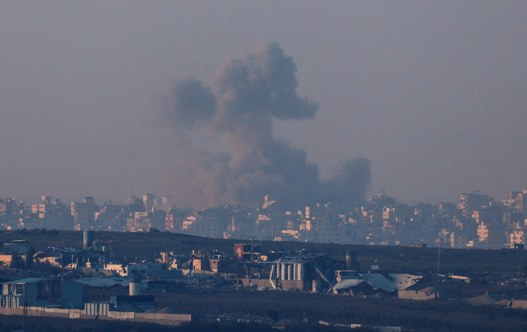 Boje v Gaze. FOTO: Reuters