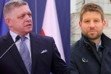 Robert Fico a Michal Šimečka FOTO: Koláž Hn