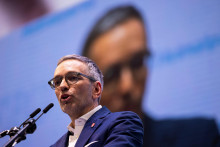 Líder krajne pravicovej Slobodnej strany Rakúska (FPÖ) Herbert Kickl. FOTO: Reuters