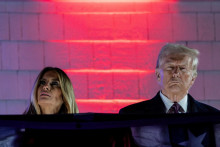 Novozvolený americký prezident Donald Trump a jeho manželka Melania Trumpová. FOTO: Reuters