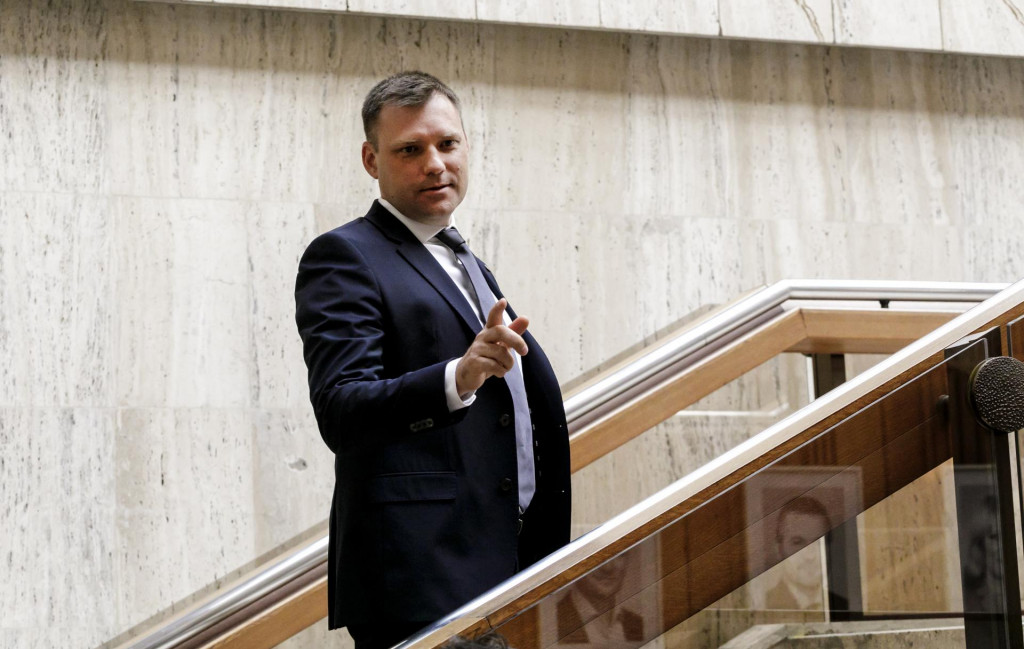 Podpredseda vlády a minister životného prostredia Tomáš Taraba (nominant SNS). FOTO: TASR/Dano Veselský