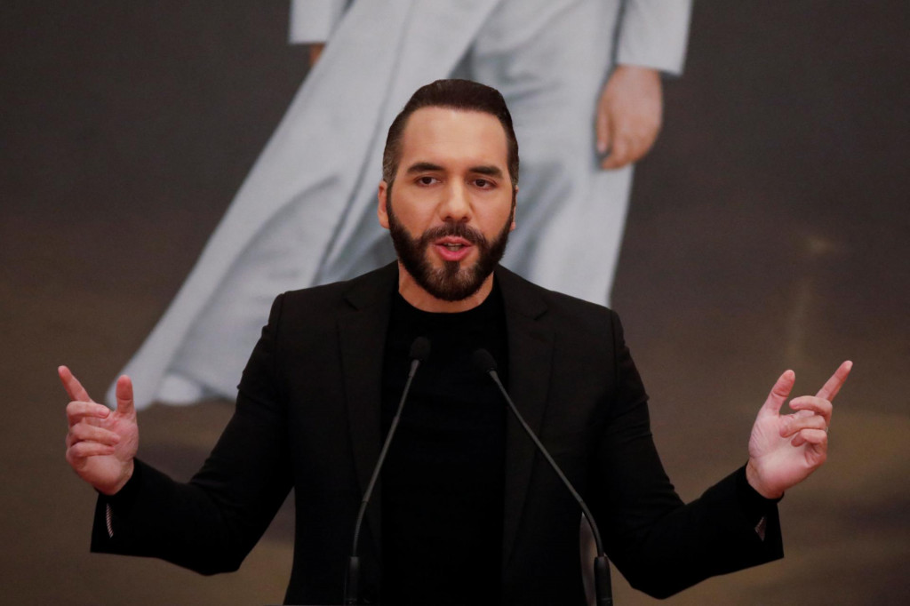 Salvádorský prezident Nayib Bukele. FOTO: Reuters