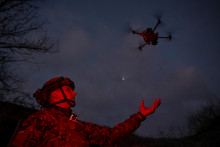 Drony hrajú vo vojne na Ukrajine ťažiskovú úlohu. FOTO: Reuters