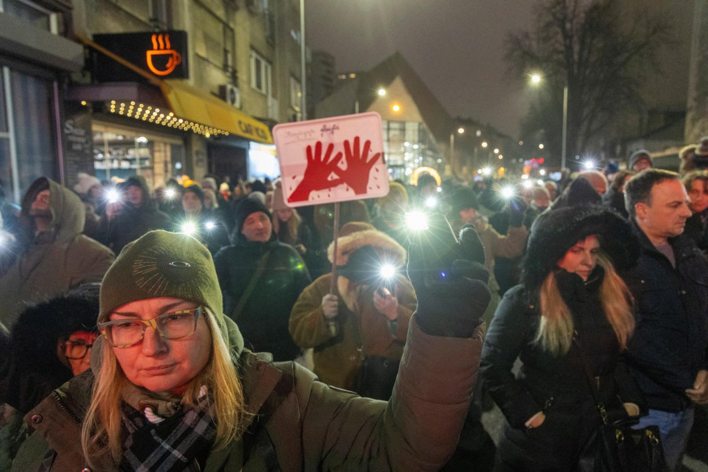 Študentské protesty. FOTO: Reuters