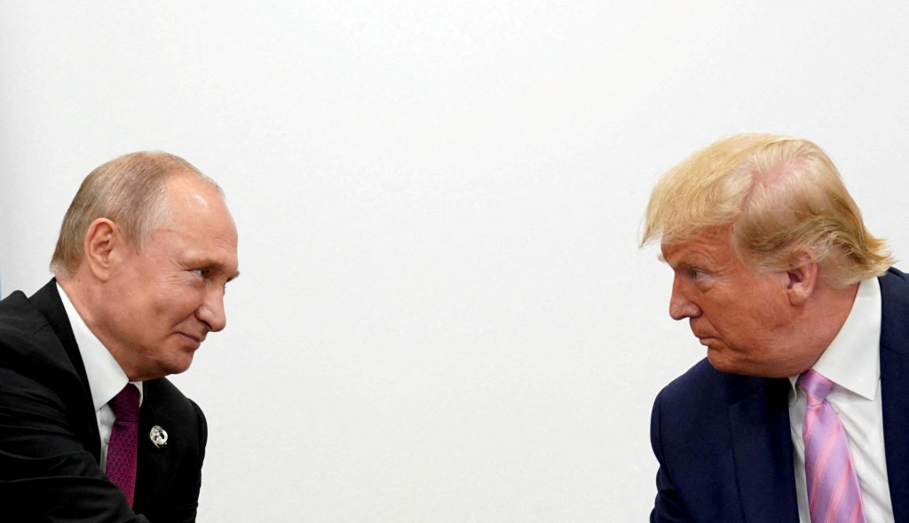 Americký prezident Donald Trump a ruský prezident Vladimir Putin. FOTO: Reuters