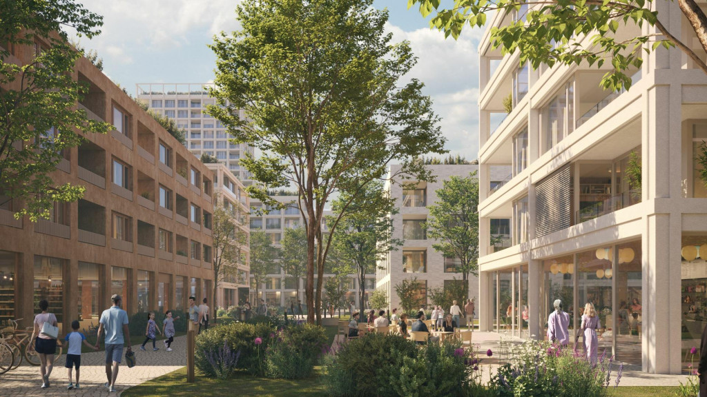 Výstavba Nového Lida bude prebiehať asi dve dekády. VIZUALIZÁCIA: J&T Real Estate