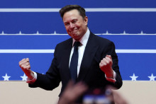 Generálny riaditeľ spoločnosti Tesla a majiteľ X Elon Musk. FOTO: Reuters