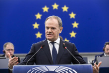 Poľský premiér Donald Tusk. FOTO: TASR/AP