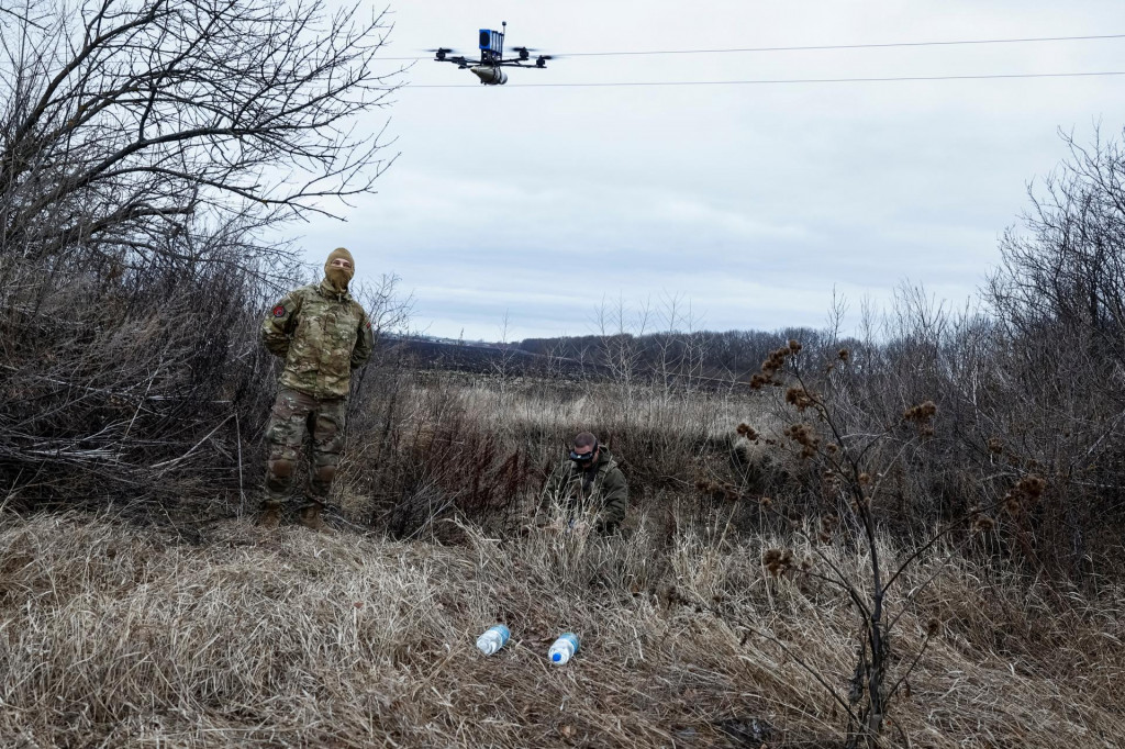 Výcvik ukrajinských príslušníkov 113. brigády územnej obrany ukrajinských ozbrojených síl. FOTO: Reuters