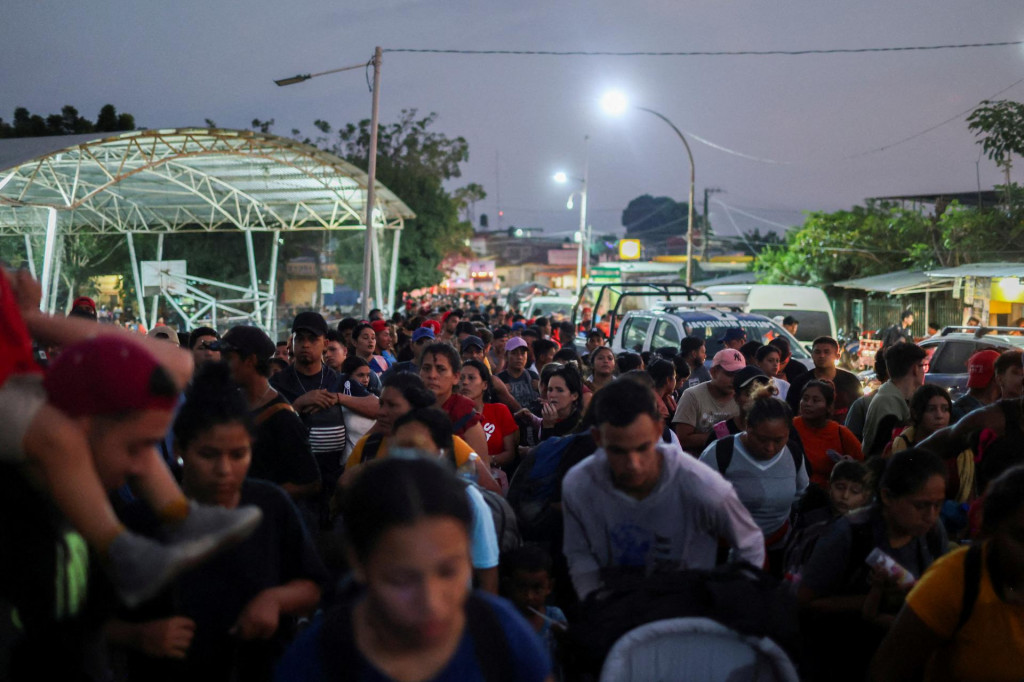 Migranti na hraniciach USA. FOTO: Reuters