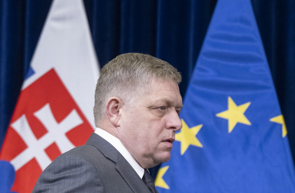 Premiér Robert Fico. FOTO: TASR/ M. Baumann