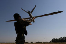 Ukrajinský dron. FOTO: Reuters
