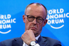 Nemecký konzervatívny kandidát na kancelára a líder Kresťanskodemokratickej únie (CDU) Friedrich Merz. FOTO: Reuters