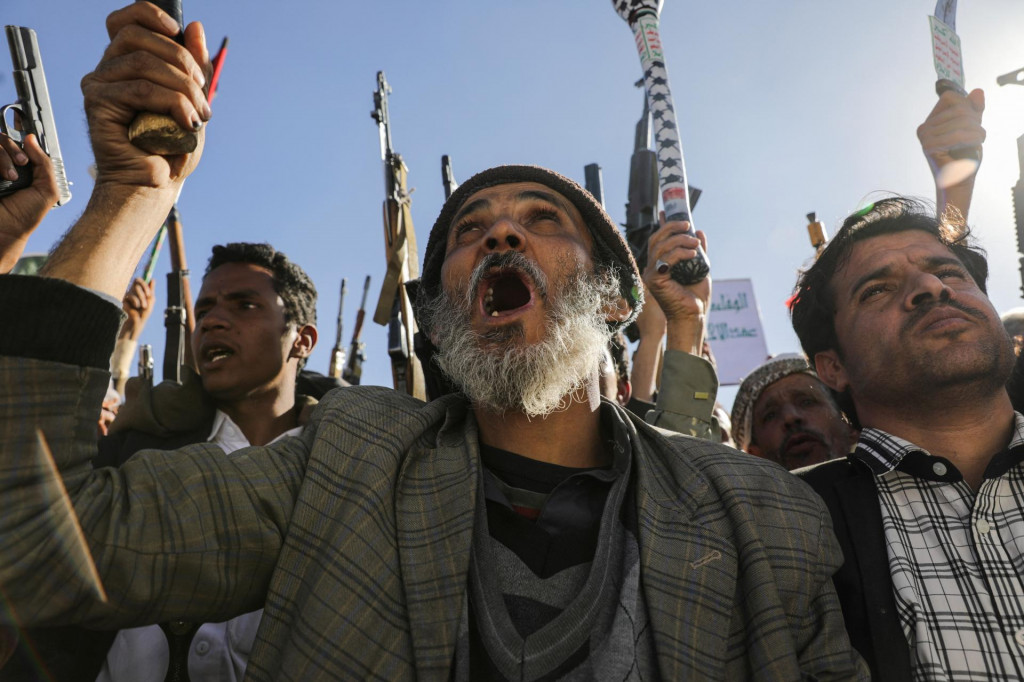 Jemenskí húsíjskí povstalci. FOTO: Reuters