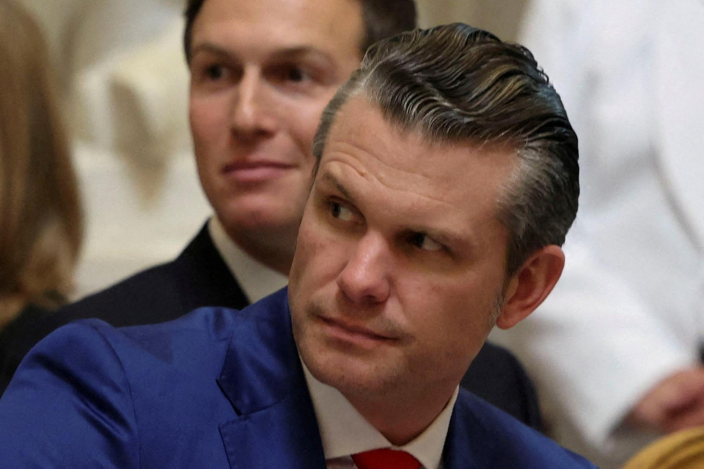Nominant amerického prezidenta Donalda Trumpa na post ministra obrany USA Pete Hegseth. FOTO: Reuters