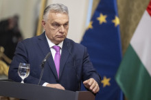 Na snímke maďarský premiér Viktor Orbán. FOTO: TASR/Martin Baumann