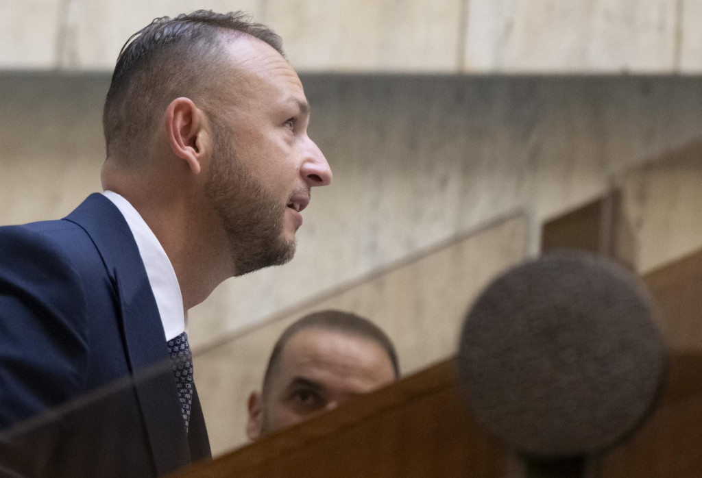 Minister vnútra Matúš Šutaj-Eštok. FOTO: TASR/Martin Baumann