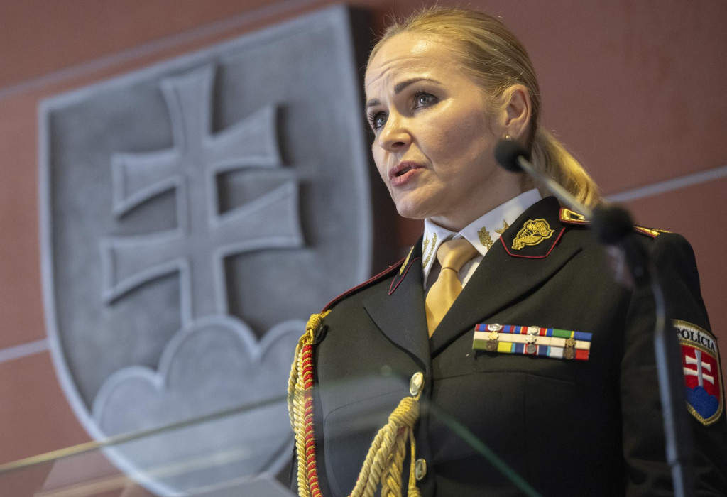 Nová prezidentka policajného zboru Jana Maškarová. FOTO: TASR/Martin Baumann
