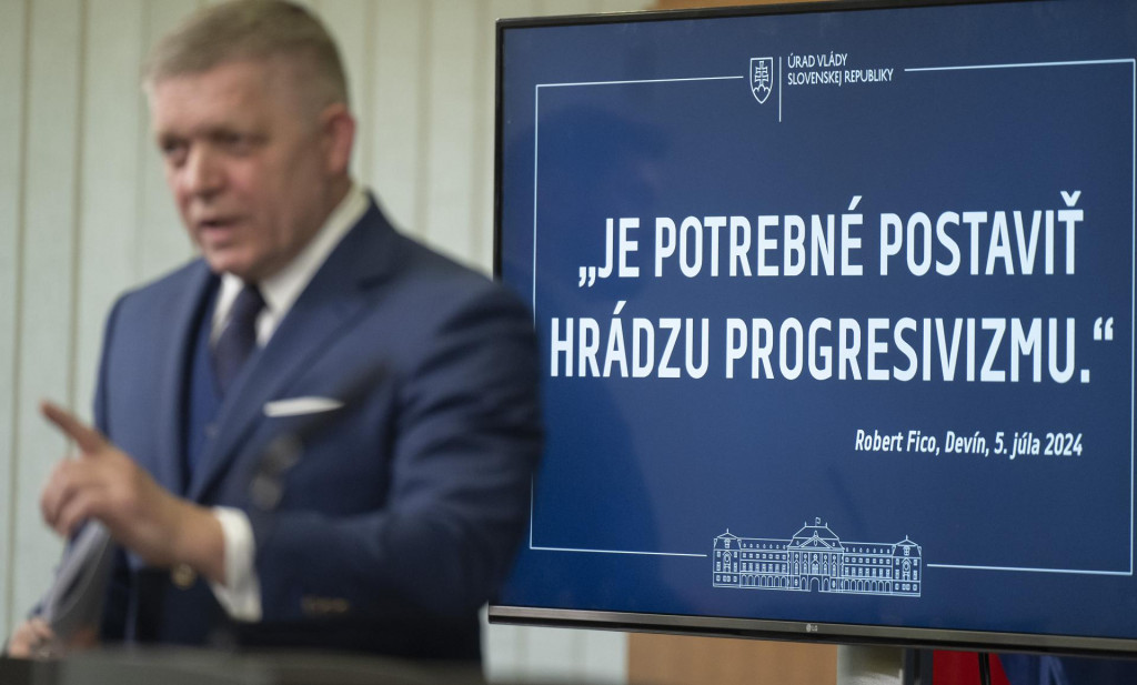 Je potrebné postaviť hrádzu proti progresivizmu, myslí si predseda vlády Fico. FOTO: TASR/M. Baumann