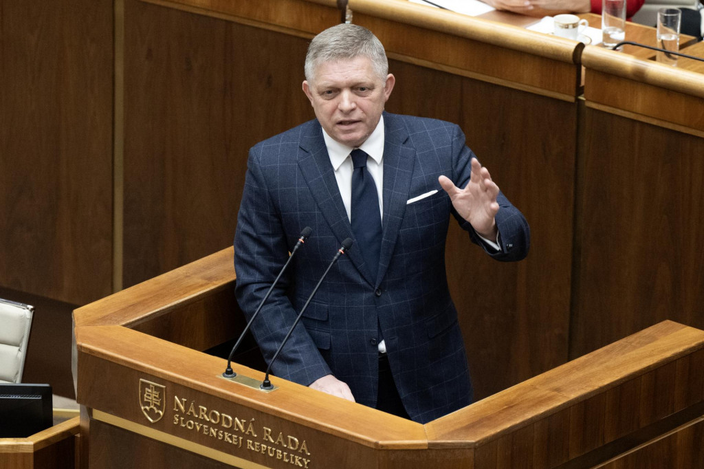 Premiér Robert Fico (Smer-SD). FOTO: TASR/Pavel Neubauer FOTO: Pavel Neubauer