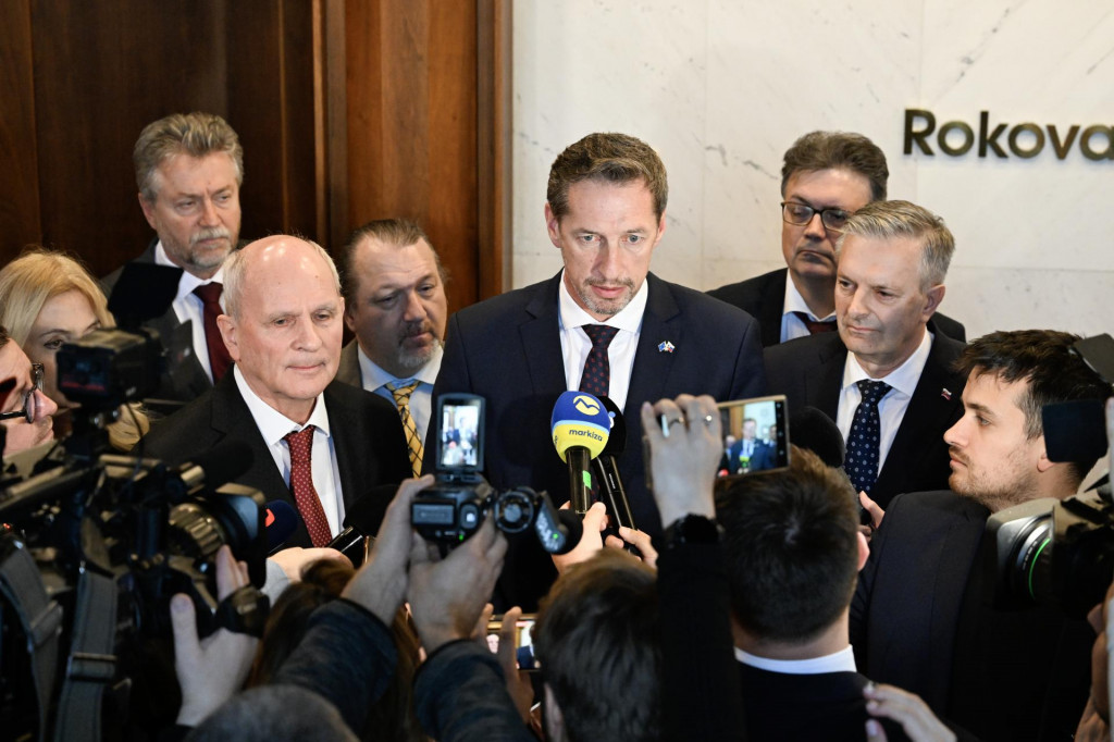 Na snímke poslanci NR SR za KDH. FOTO: TASR/Pavel Neubauer