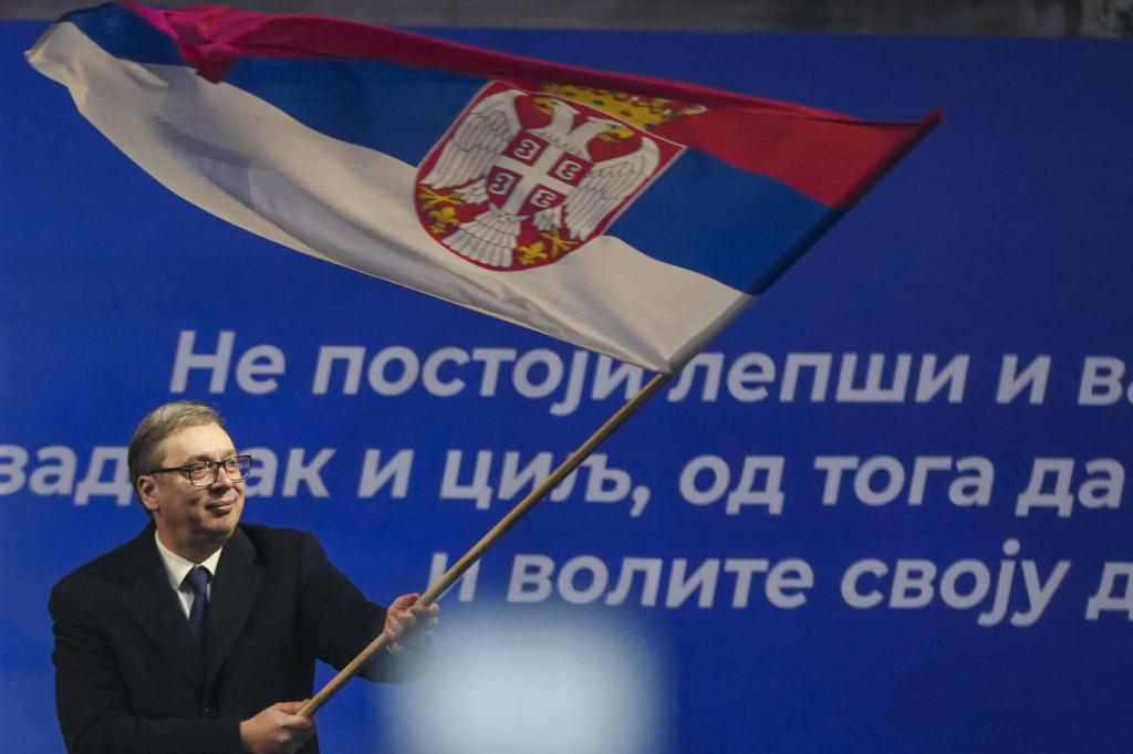 Srbský prezident Aleksandar Vučič. FOTO: TASR/AP