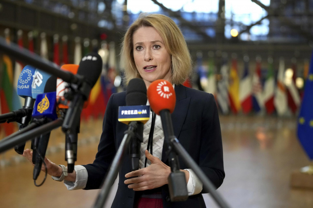 Vysoká predstaviteľka Únie pre zahraničné veci a bezpečnostnú politiku Kaja Kallasová. FOTO: TASR/AP