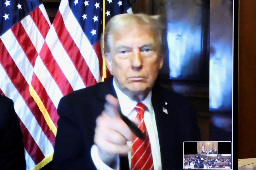 Prezident USA. Donald Trump