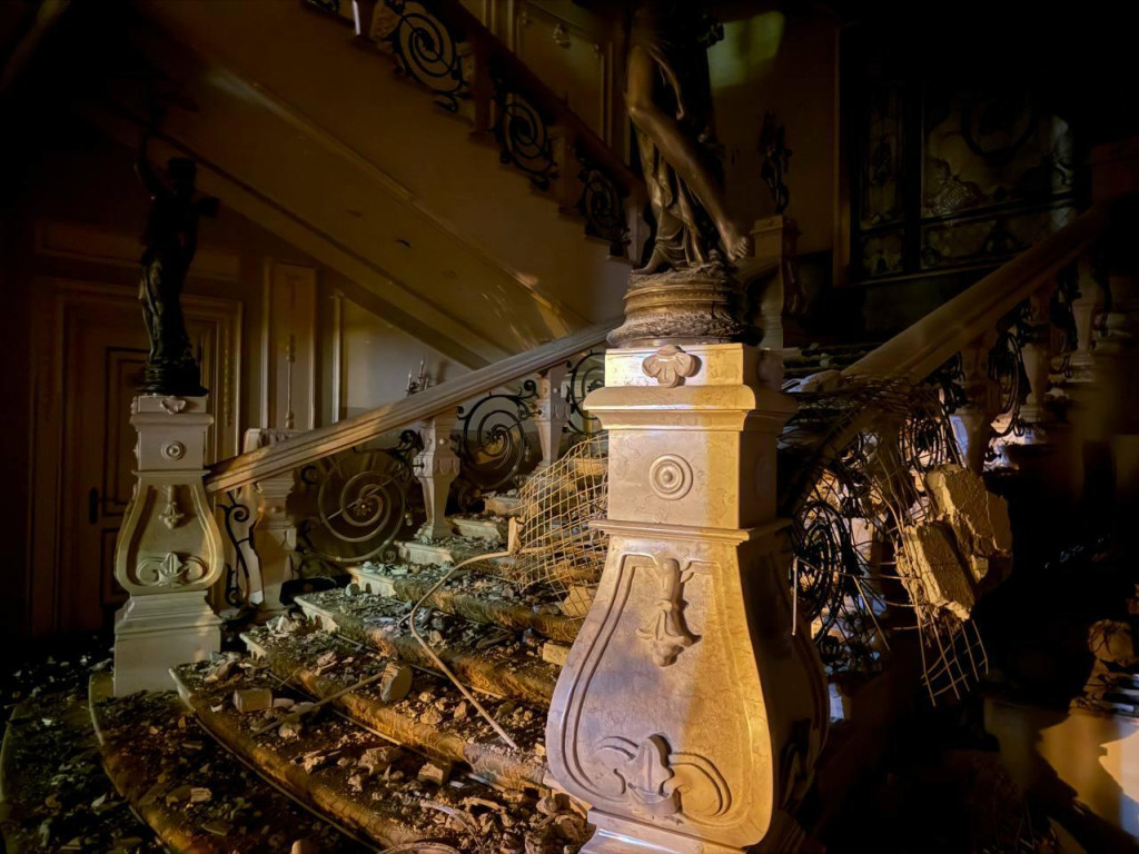 Ruský zásah v divadle v Odese. Zdroj: X/
Ukrainian clique