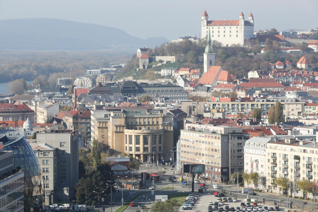 Pohľad na Bratislavu.

FOTO: HN/ Peter Mayer