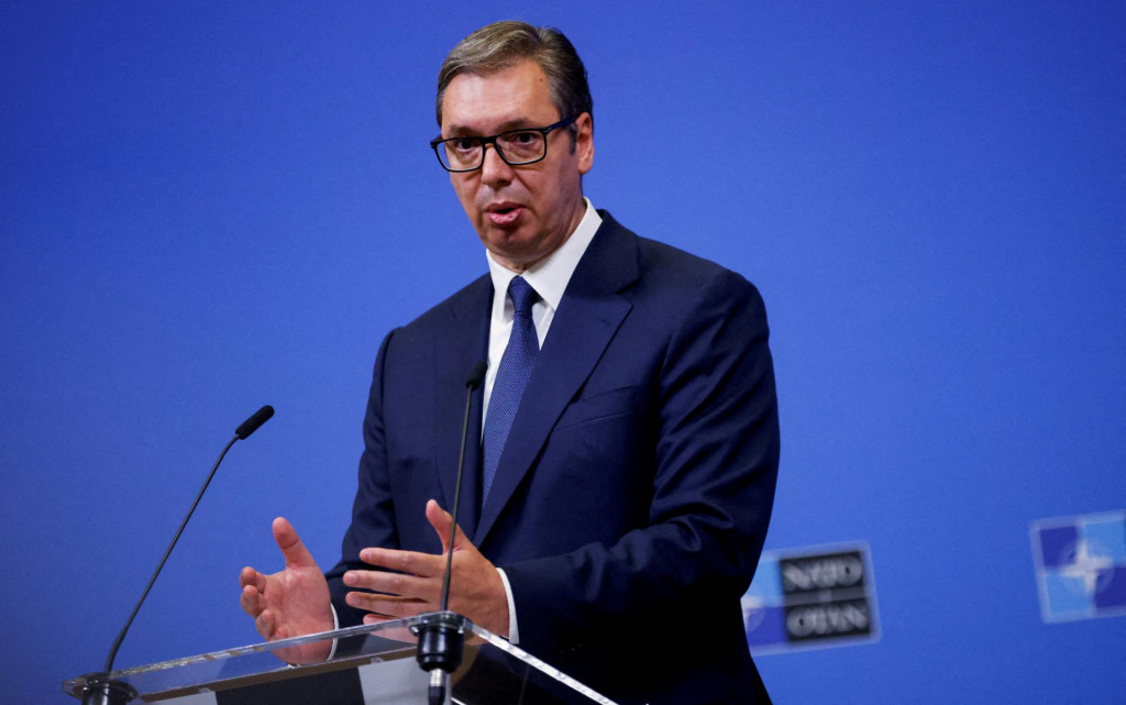 Srbský prezident Aleksandar Vučič. FOTO: REUTERS