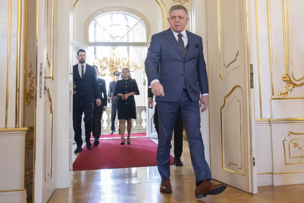 Na snímke premiér SR Robert Fico.

FOTO: TASR/ M. Baumann