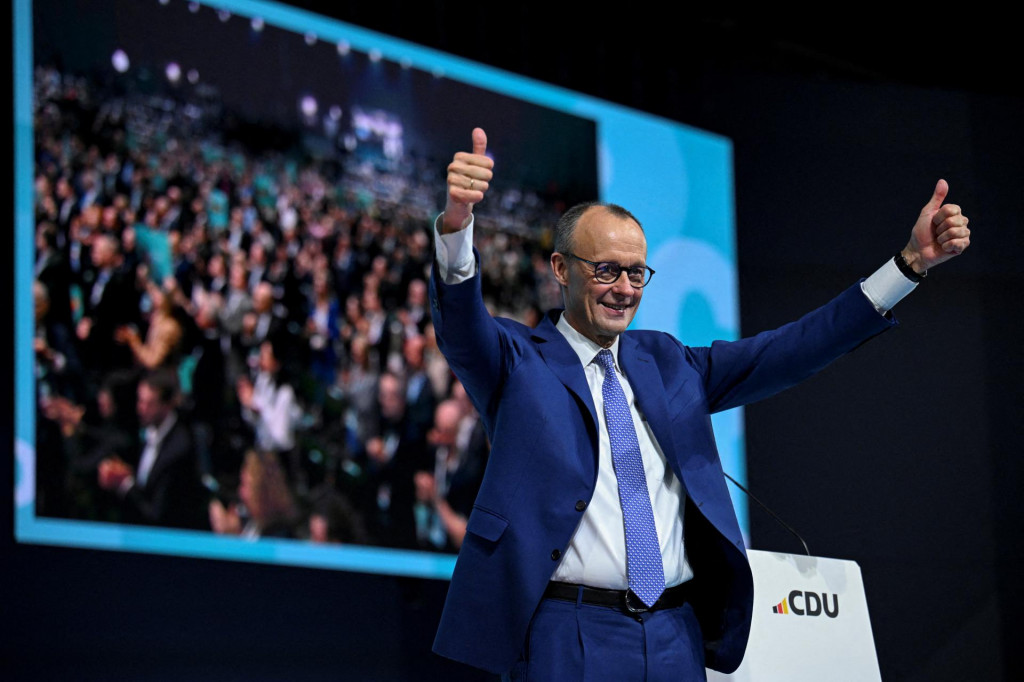 Líder strany CDU a najvyšší kandidát na kancelára Friedrich Merz. FOTO: Reuters