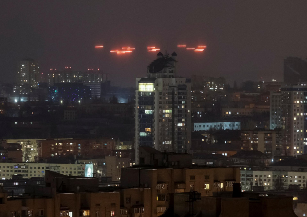 Protivzdušná obrana v Kyjeve. FOTO: Reuters