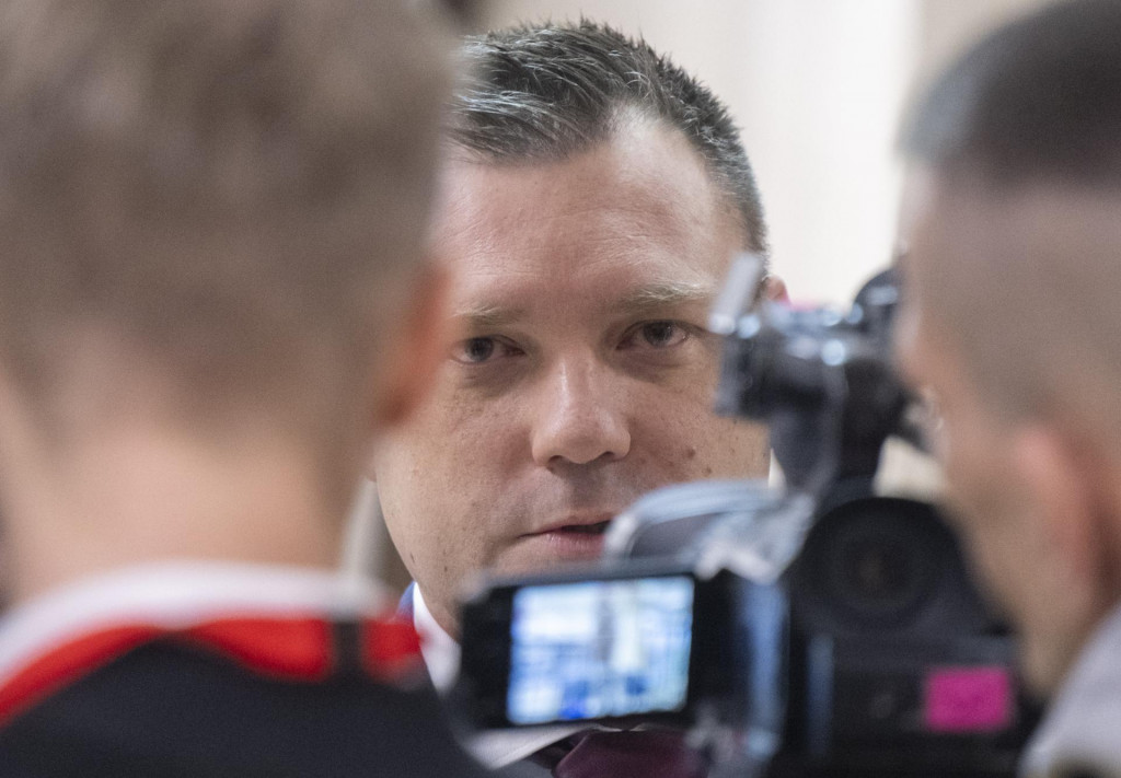 Podpredseda vl&aacute;dy a minister životn&eacute;ho prostredia Tom&aacute;&scaron; Taraba. FOTO: TASR/Martin Baumann