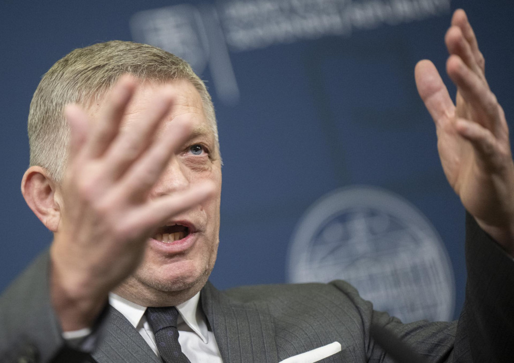 Premiér Robert Fico. FOTO: TASR/Martin Baumann