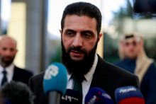 Vodca Sýrie Ahmad Šara. FOTO: Reuters