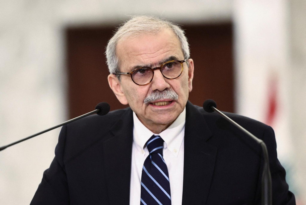 Libanonský premiér Náwaf Salám. FOTO: Reuters