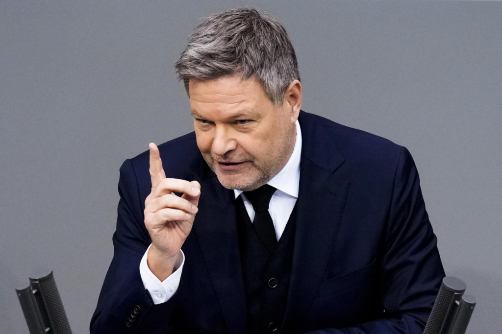 Nemecký vicekancelár a spolkový minister hospodárstva Robert Habeck. FOTO: TASR/AP