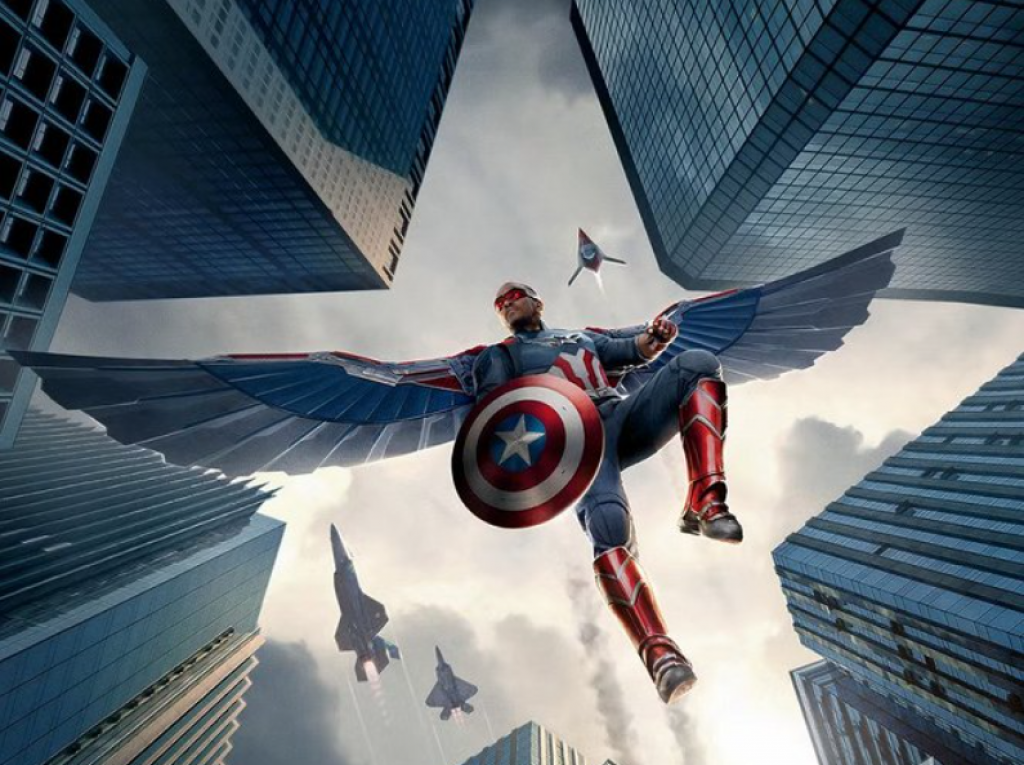 Anthony Mackie po prvýkrát v úlohe Sama Wilsona, Captaina America.